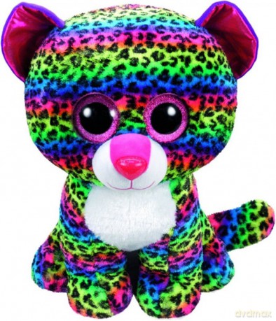 TY Beanie Boos Dotty - Kolorowy leopard 42 cm