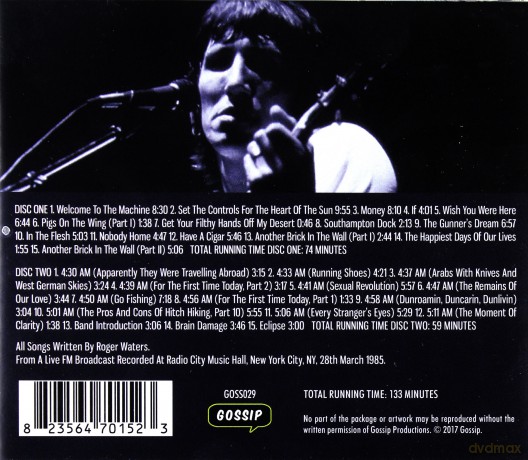 Roger Waters: Pros and Cons of New York [2CD]