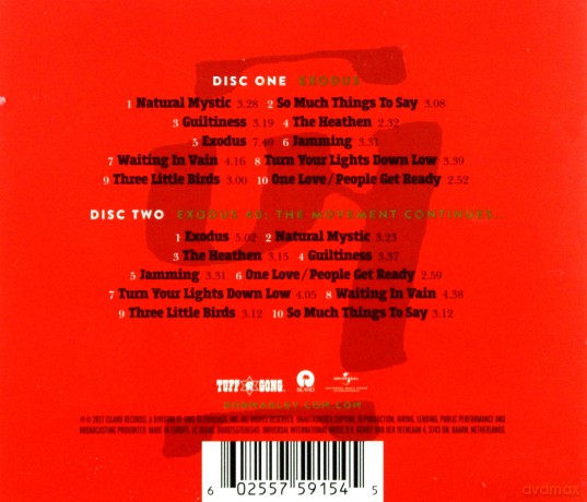 Bob Marley: Exodus - 40 [2CD]