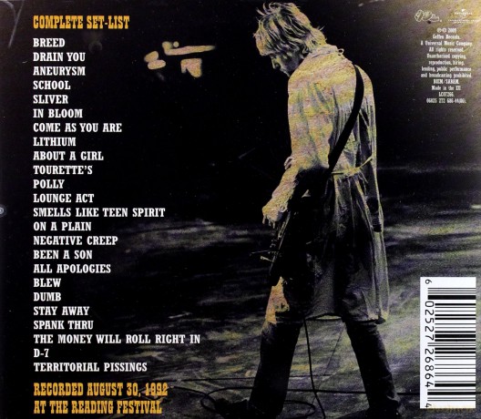 Nirvana: Live At Reading (Polska Cena) [CD]