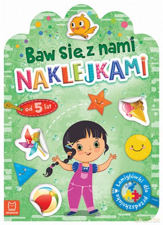 Baw się z nami naklejkami. Od 5 lat. Łamigłówki dla przedszkolaka [KSIĄŻKA]