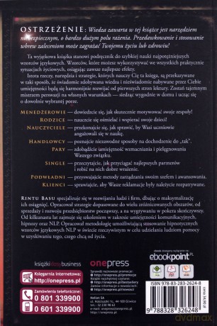 Czarna księga perswazji. Używaj NLP by zdobyć wszystko czego pragniesz - Rintu Basu [KSIĄŻKA]
