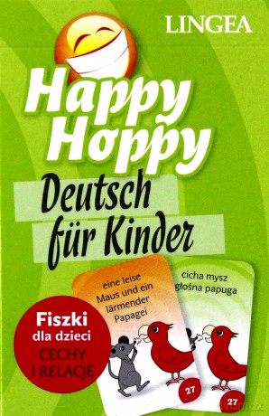 Happy hoppy Deutsch fur kinder. Fiszki dla dzieci. Cechy i relacje [KSIĄŻKA]