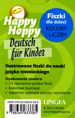 Happy hoppy Deutsch fur kinder. Fiszki dla dzieci. Kolory i liczby [KSIĄŻKA]