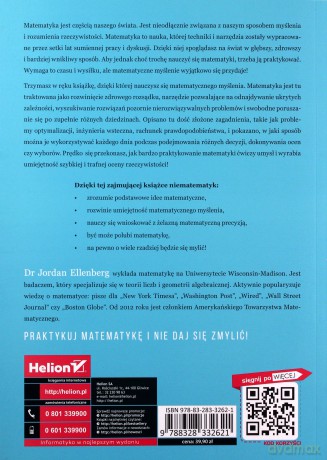 Jak się nie pomylić czyli potęga matematycznego myślenia - Jordan Ellenberg [KSIĄŻKA]