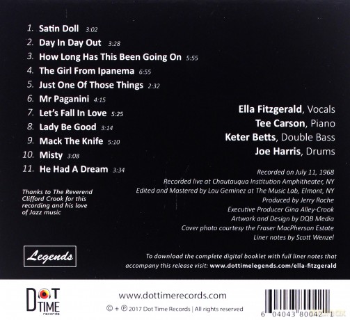 Ella Fitzgerald: Live at Chautauqua vol. 2 [CD]