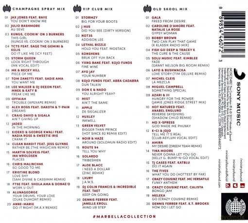 Marbella Collection 2017 (Mixed By Dj Colin Francis) - Ministry Of Sound [3CD]