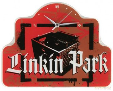 Linkin Park Red Spray Zegar Ścienny