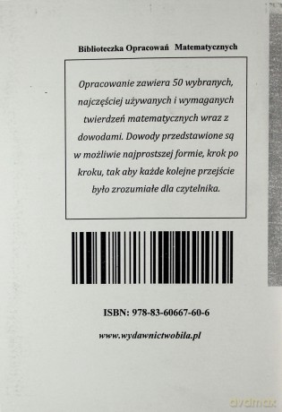 50 ważnych twierdzeń matematycznych - Wiesława Regel [KSIĄŻKA]