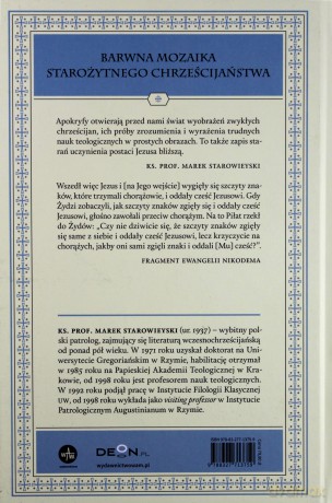 Apokryfy Nowy Testament. Ewangelie apokryficzne (Tom 1) cz. 2 - ks. Marek Starowieyski [KSIĄŻKA]