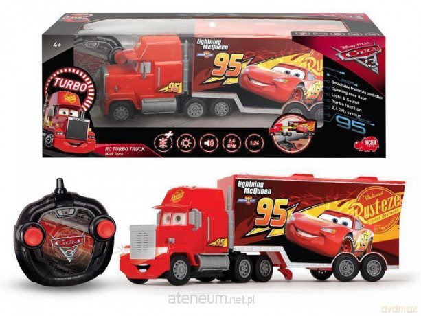 Auta 3 RC Turbo Mack Truck 46 cm