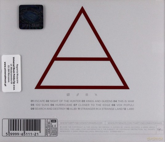 30 Seconds To Mars: This Is War [CD]