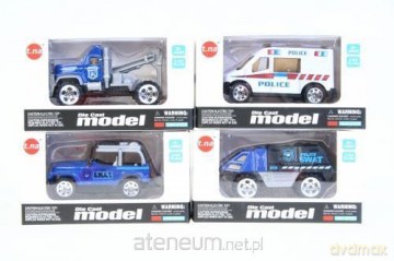 Auto metalowe policja