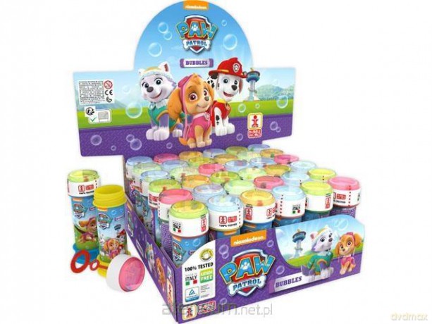Bańki mydlane Paw Patrol Girls 60 ml (36 szt)