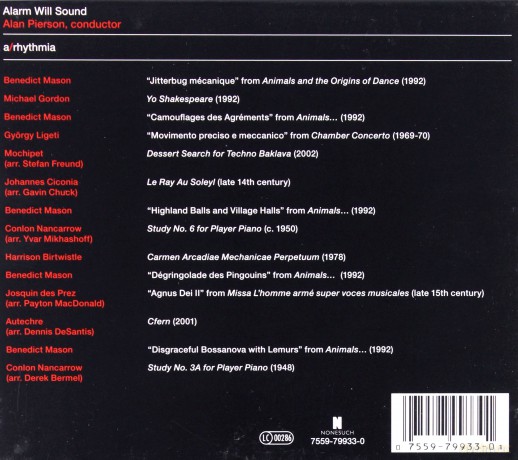 Alarm Will Sound: A/Rhythmia [CD]
