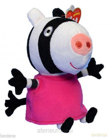 Beanie Babies Lic Świnka Peppa - Zoe Zebra
