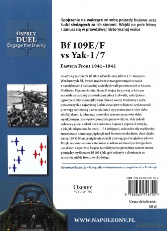 Bf 109 e/f vs jak 1-7 front wsch. 1941-1942 [KSIĄŻKA]