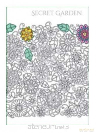 Brulion A4/96K kratka 1091 Secret Garden (5 szt)