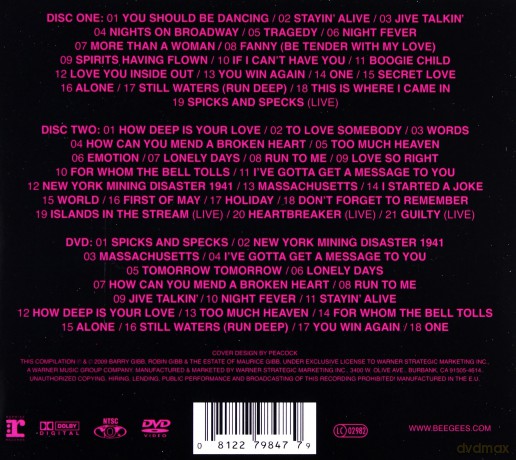 Bee Gees: The Ultimate Bee Gees (digipack) [2CD]+[DVD]