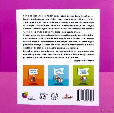 Czytam Mamie i Tacie. Tycio i Pajda w kosmosie - Ola Artymowska, Agata Dębicka-Cieszyńska [KSIĄŻKA]