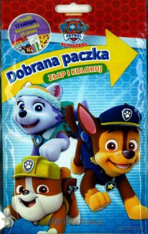Dobrana Paczka. Złap i koloruj. Psi Patrol [KSIĄŻKA]