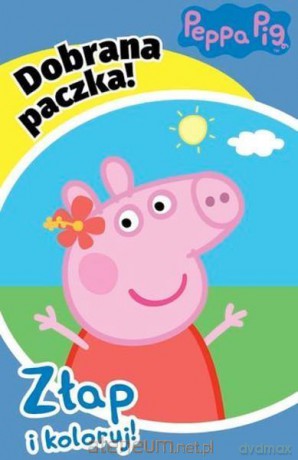 Dobrana Paczka. Złap i koloruj. Świnka Peppa [KSIĄŻKA]