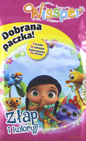 Dobrana Paczka. Złap i koloruj. Wissper [KSIĄŻKA]