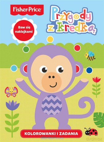 Fisher Price. Przygody z kredką. Kolorowanki [KSIĄŻKA]