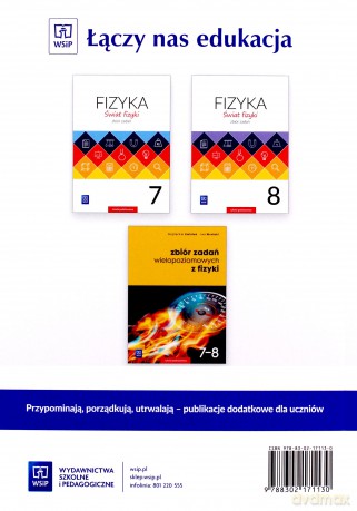 Fizyka Szkoła podstawowa 7-8 Zbiór Zadań [KSIĄŻKA]