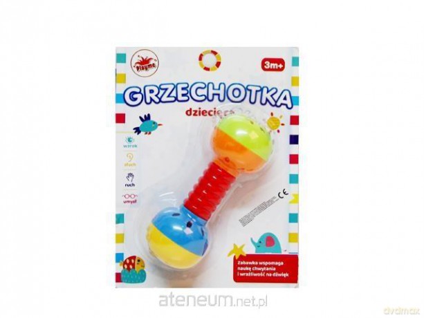 Grzechotka dziecięca Hantelek