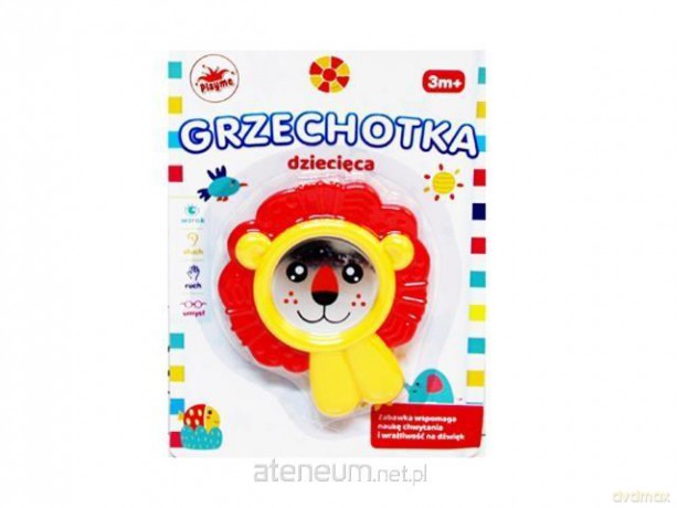 Grzechotka dziecięca Lew