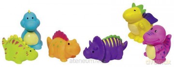Gumowe zwierzątka dinozaury różne rodzaje