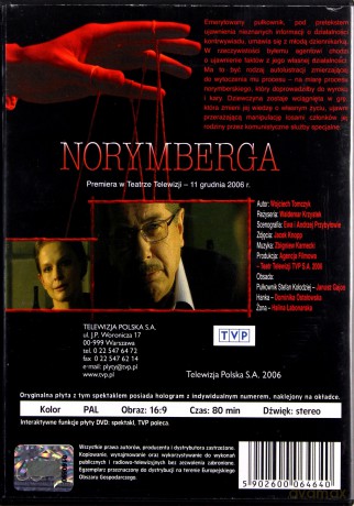 Teatr TVP: Norymberga [DVD]