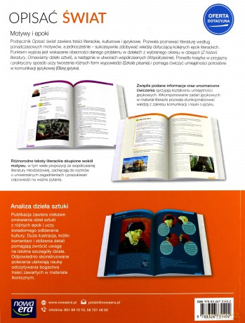 Język polski Gimnazjum 3 Opisać świat Podręcznik [KSIĄŻKA]