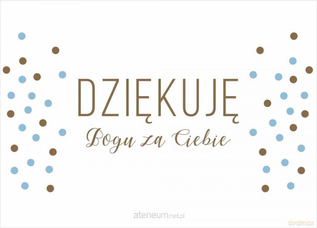 Kartka - Dziękuję Bogu za Ciebie