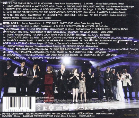 David Foster: You're The Inspiration - The Music of David Foster [CD]+[DVD]