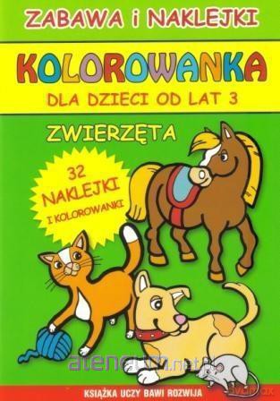 Kolorowanka dla dzieci od lat 3. Zwierzęta - Emilia Majchrzyk, Beata Guzowska [KSIĄŻKA]