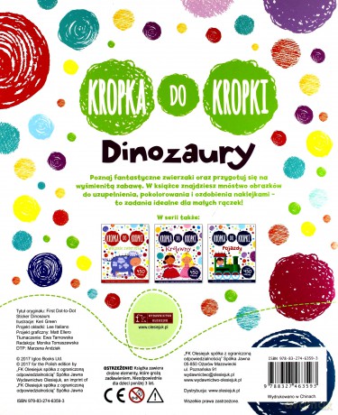 Kropka do kropki. Dinozaury [KSIĄŻKA]