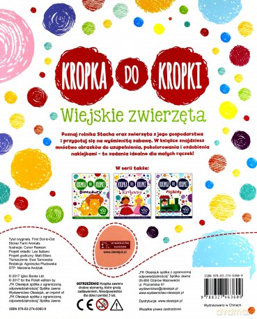 Kropka do kropki. Wiejskie zwierzęta [KSIĄŻKA]