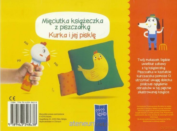 Książeczka z piszczałką - Kurka i jej pisklę [KSIĄŻKA]