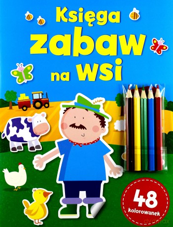 Księga zabaw na wsi zestaw [KSIĄŻKA]