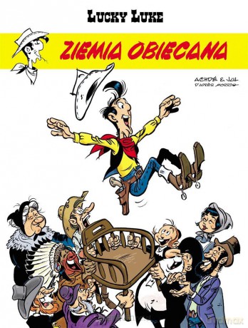 Lucky Luke (Tom 80) Ziemia obiecana [KOMIKS]