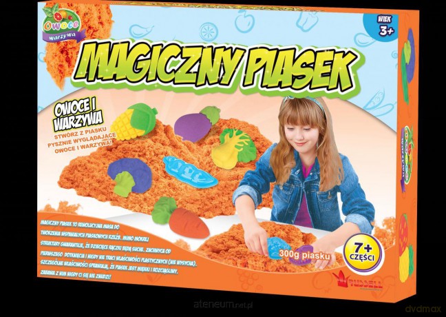 Magiczny piasek - Zestaw mały owoce i warzywa