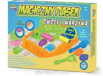 Magiczny piasek - Zestaw świecący owoce/warzywa