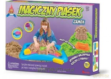 Magiczny piasek - Zestaw z tacką Zamek
