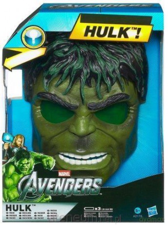 Marvel Avengers Maska podświetlana Hulka [KSIĄŻKA]