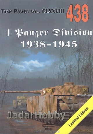 Militaria 438 4 Panzer Division 1938-1945 - Janusz Ledwoch [KSIĄŻKA]