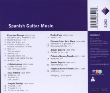 Wolfgang Lendle: Spanish Guitar Music [CD]