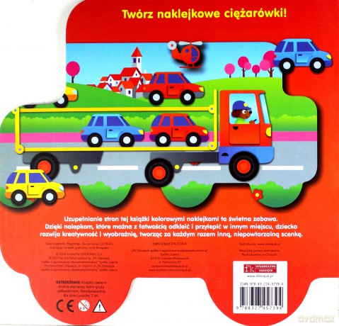 Naklejanki. Ciężarówki [KSIĄŻKA]