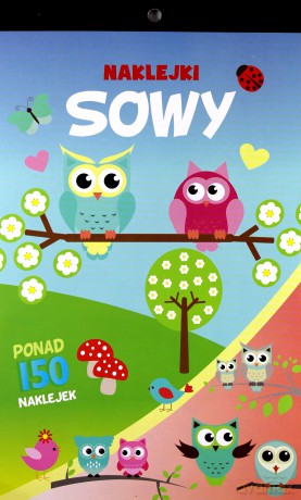 Naklejki Sowy 6 arkuszy